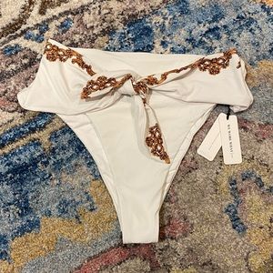 NWT! WeWoreWhat high waist bikini bottom size XL